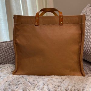 Parker Thatch XL Butterscotch Leather Mimi Tote Bag